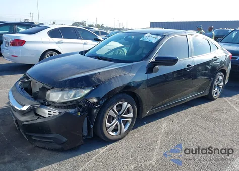 2017 Honda Civic Lx from USA, damaged, VIN 19XFC2F58HE200109